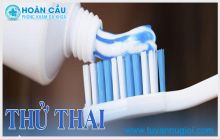 [TP.HCM] Thử thai bằng kem đánh răng là như thế nào và chính xác không?